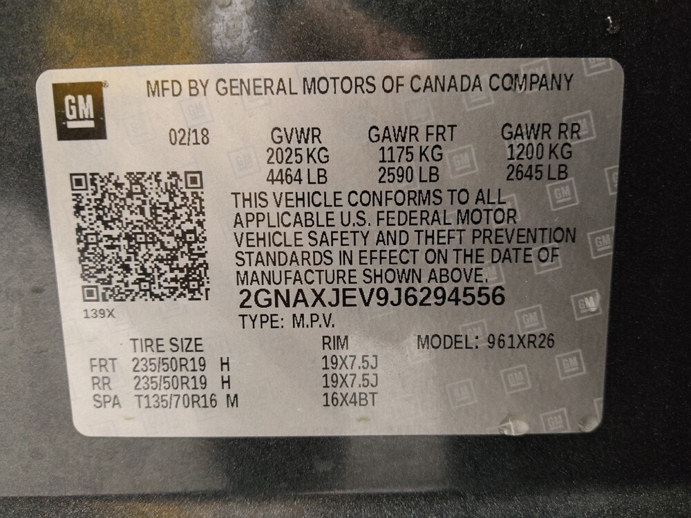 2018 Chevrolet Equinox in Independence, MO 64055 - 18087940 33