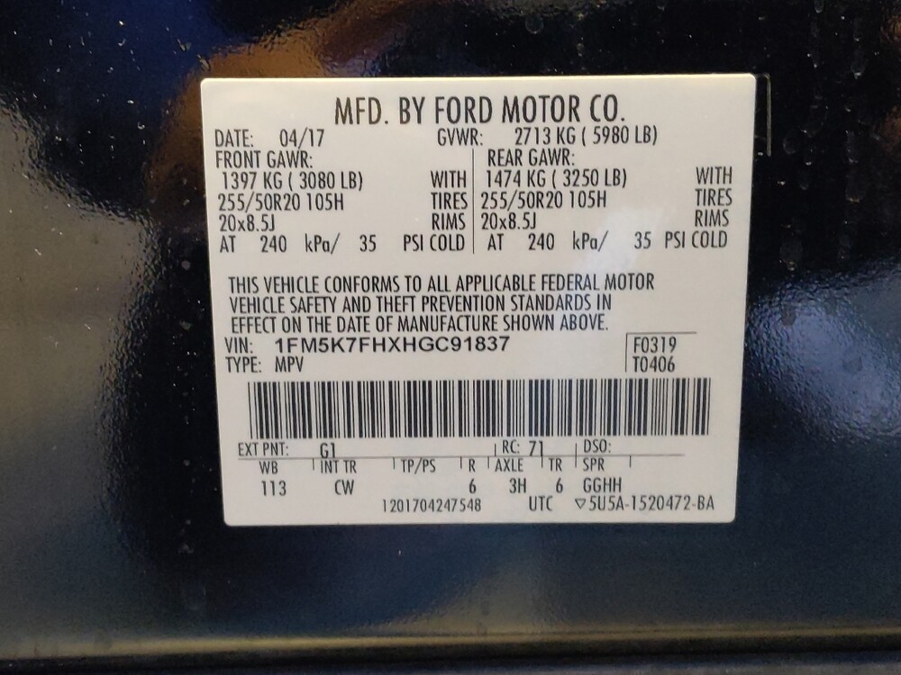 2017 Ford Explorer in Glendale, AZ 85301 - 18087965 33