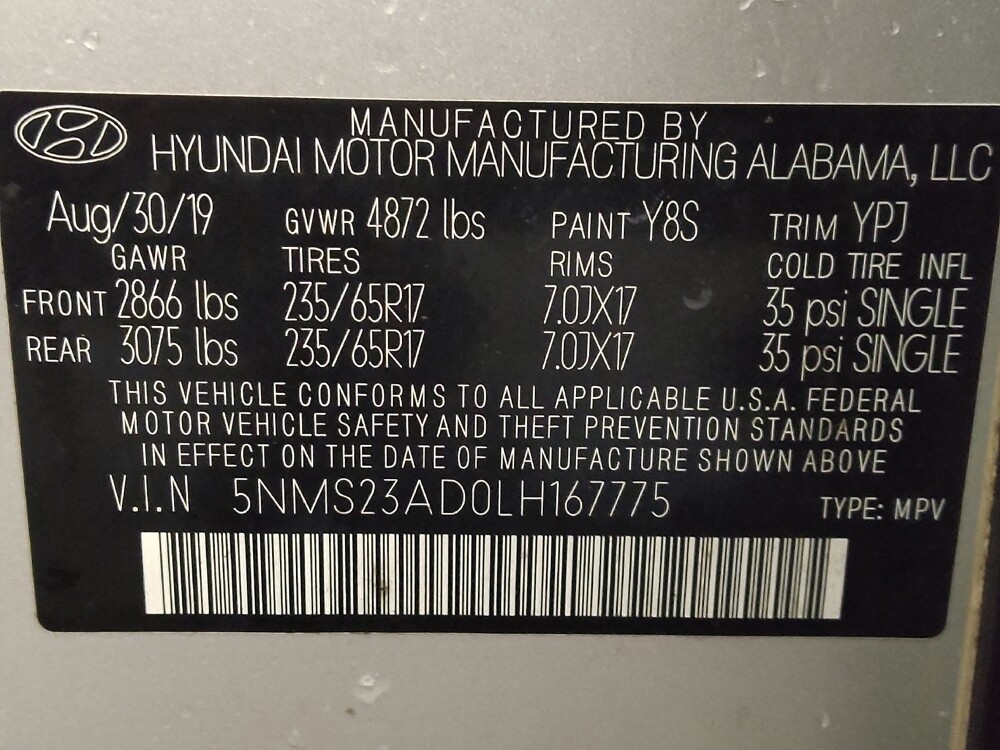 2020 Hyundai Santa Fe in San Antonio, TX 78238 - 18087966 33