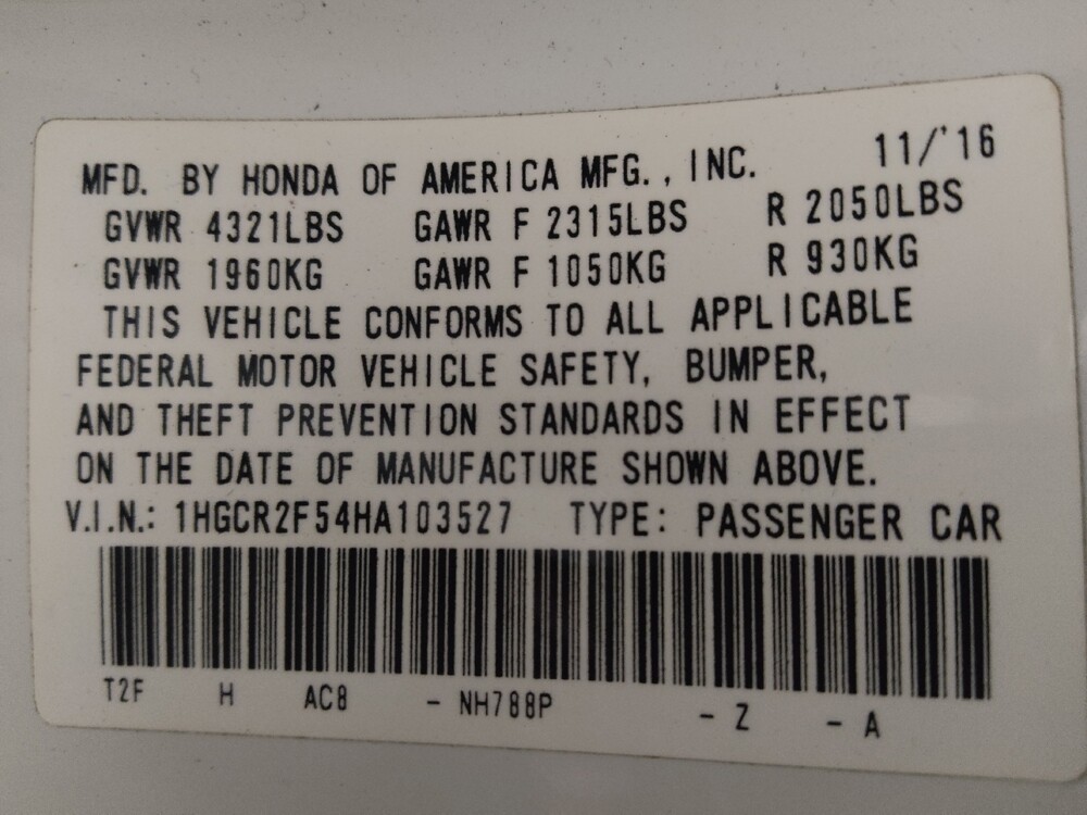 2017 Honda Accord in Lauderdale Lakes, FL 33313 - 18087988 33