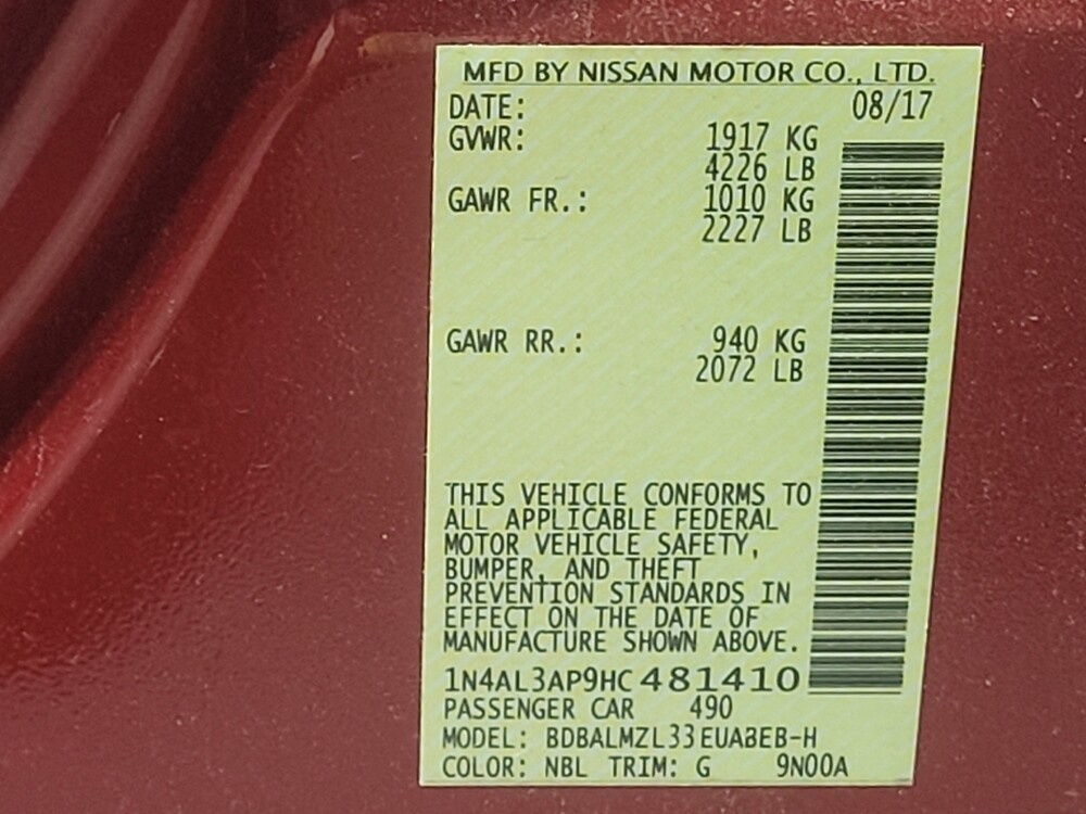 2017 Nissan Altima in Charlotte, NC 28213 - 18087990 33