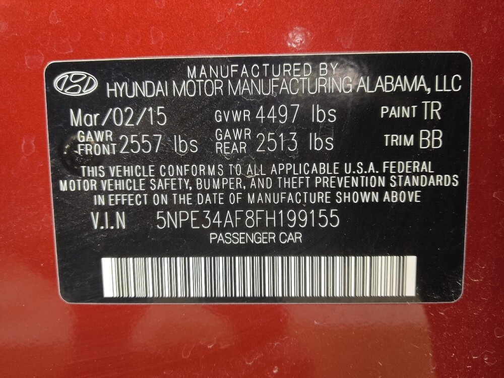 2015 Hyundai Sonata in Macon, GA 31210 - 18087997 33