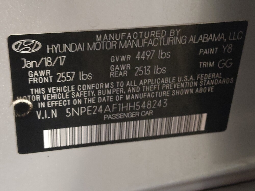 2017 Hyundai Sonata in Chesapeake, VA 23320 - 18088018 33