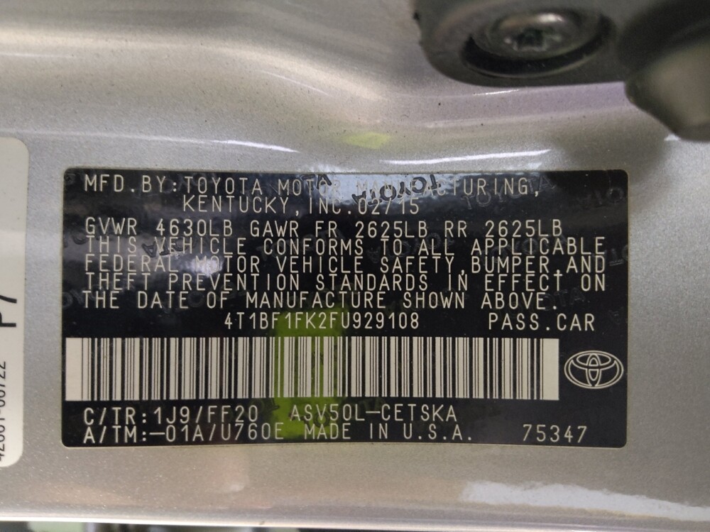 2015 Toyota Camry in Macon, GA 31210 - 18088035 33