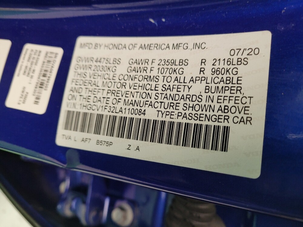 2020 Honda Accord in Cincinnati, OH 45255 - 18088054 33