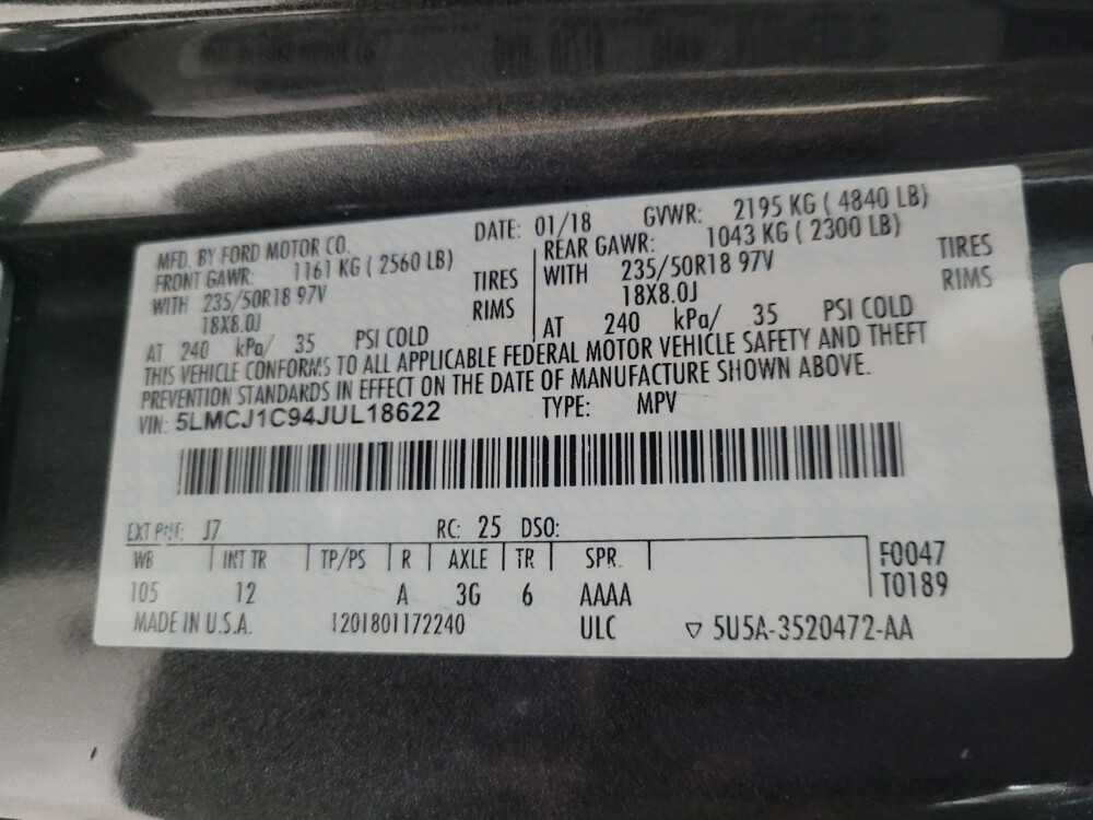 2018 Lincoln MKC in Union City, GA 30291 - 18088109 33