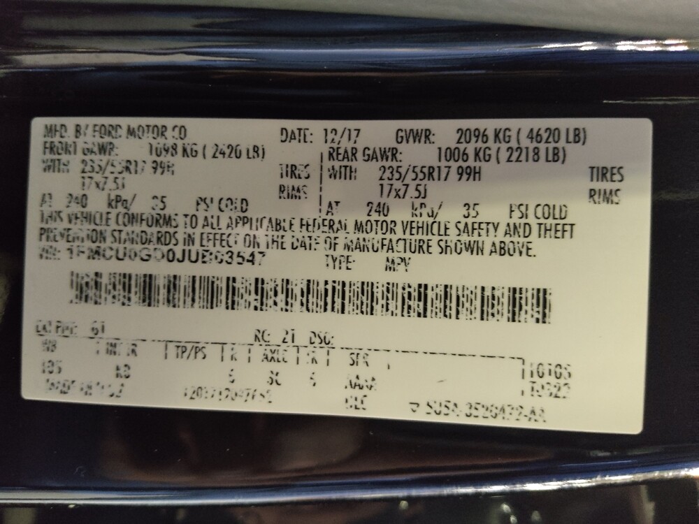 2018 Ford Escape in Bradenton, FL 34207 - 18088114 33