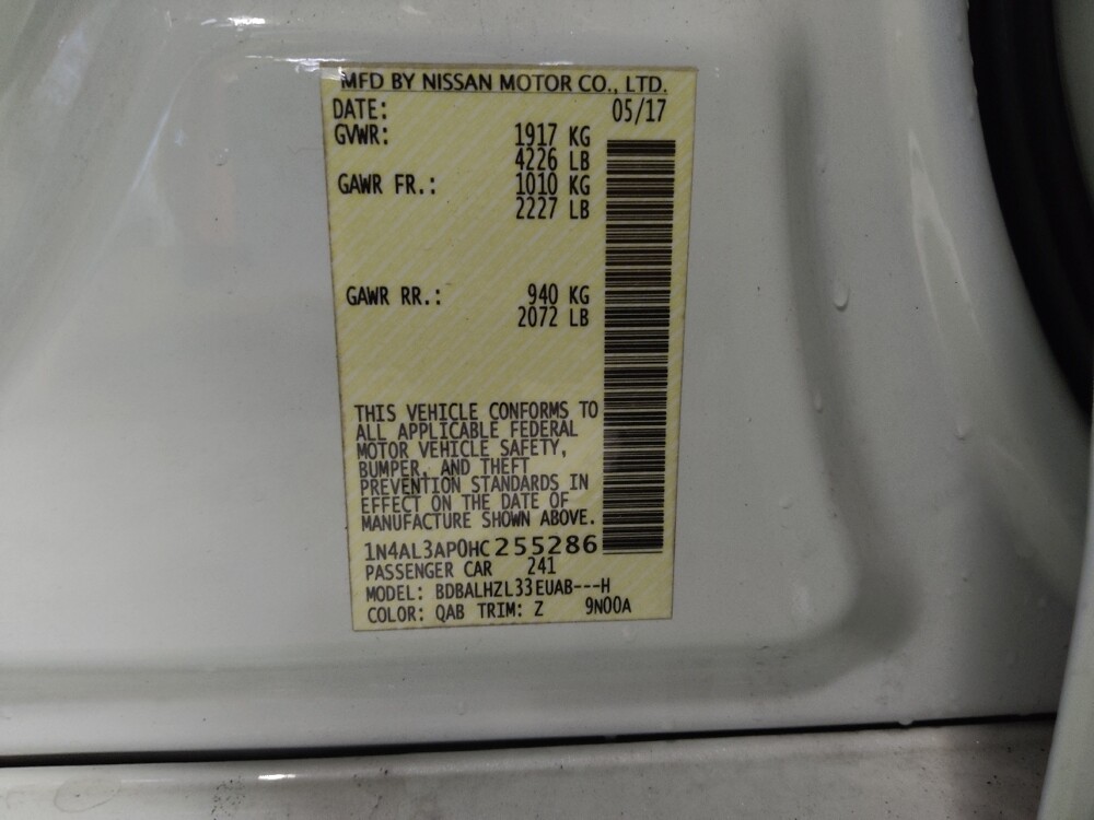 2017 Nissan Altima in Bradenton, FL 34207 - 18088121 33