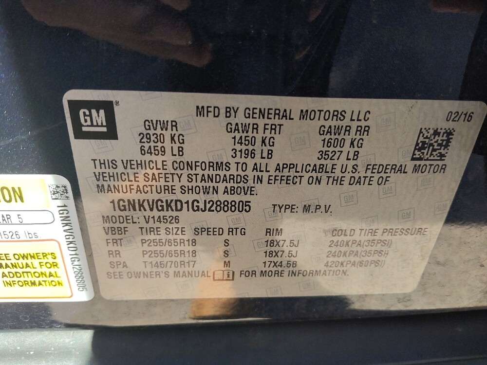 2016 Chevrolet Traverse in Birmingham, AL 35215 - 18088135 33