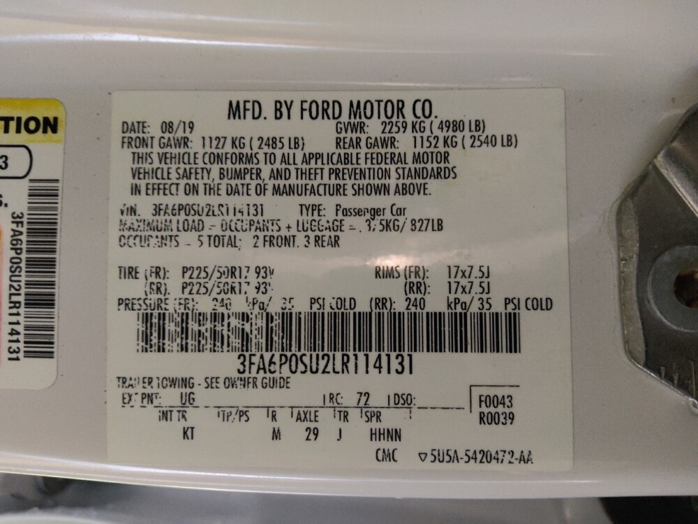 2020 Ford Fusion in Albuquerque, NM 87113 - 18088145 33