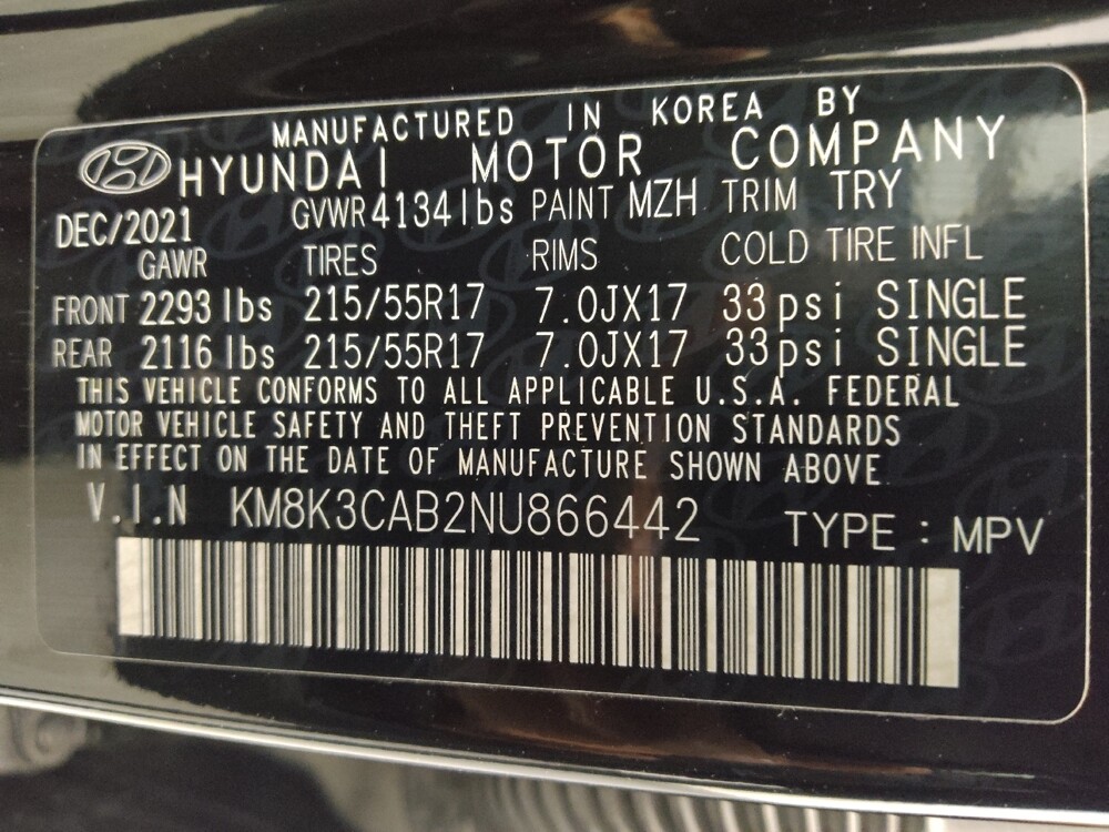 2022 Hyundai Kona in Stone Mountain, GA 30083 - 18088163 33