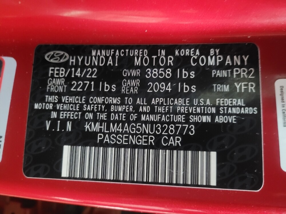 2022 Hyundai Elantra in Union City, GA 30291 - 18088169 33