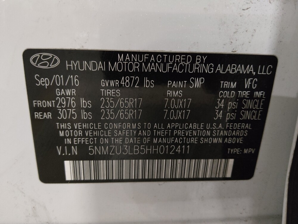 2017 Hyundai Santa Fe in El Paso, TX 79907 - 18088173 33