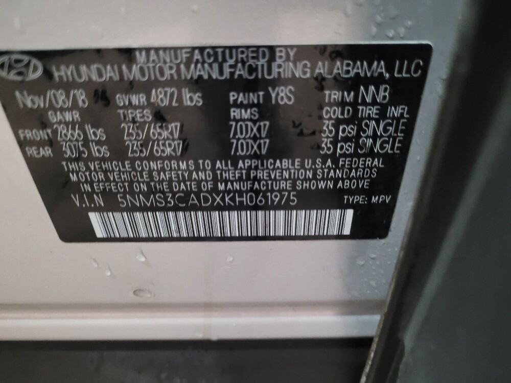 2019 Hyundai Santa Fe in Plymouth Meeting, PA 19462 - 18088175 33