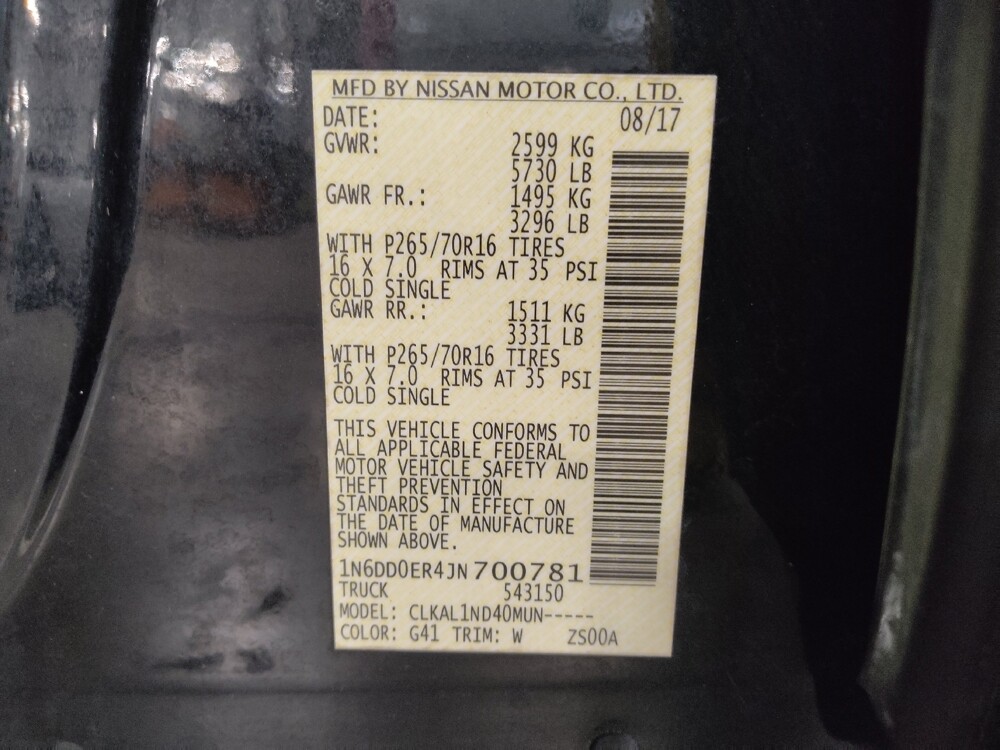 2018 Nissan Frontier in Round Rock, TX 78664 - 18088185 33