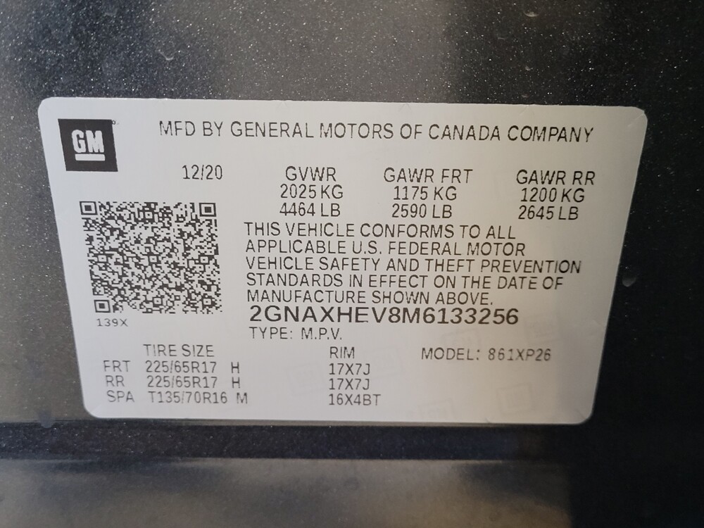 2021 Chevrolet Equinox in Orlando, FL 32808 - 18088208 33