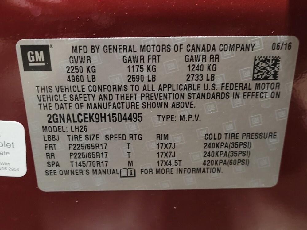 2017 Chevrolet Equinox in Orlando, FL 32808 - 18088209 33