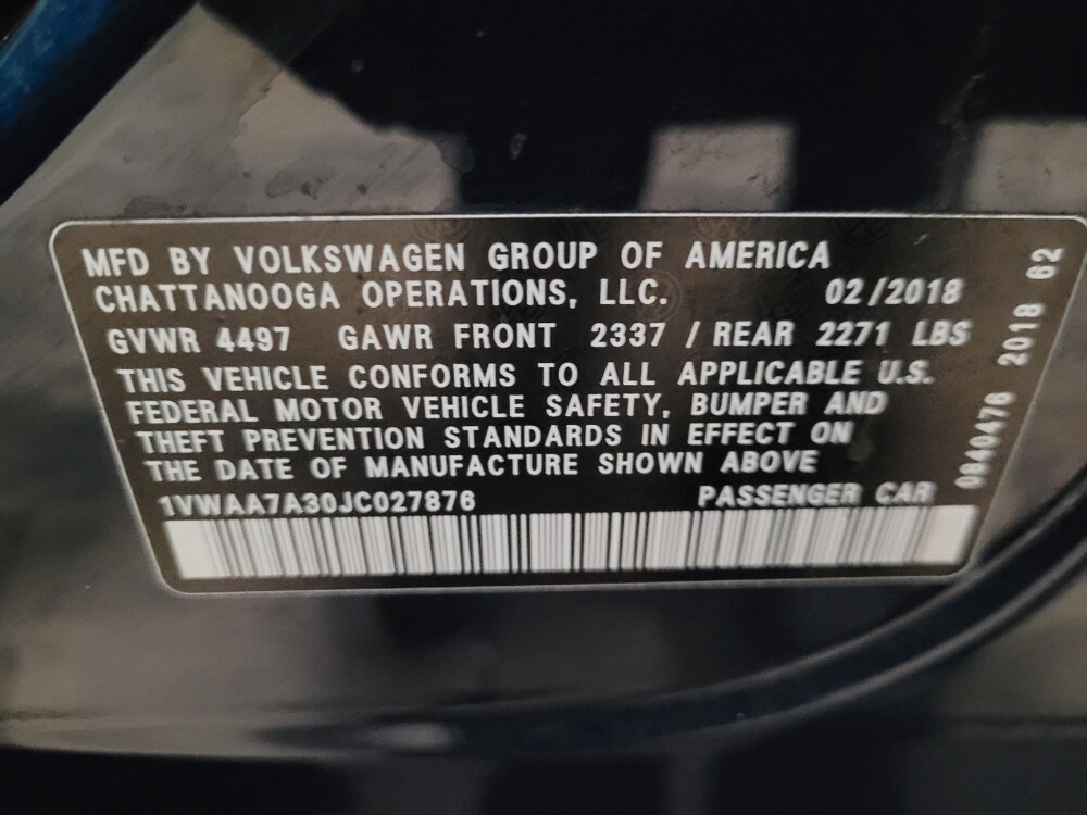 2018 Volkswagen Passat in Plymouth Meeting, PA 19462 - 18088240 33