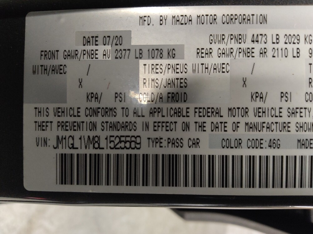 2020 MAZDA MAZDA6 in Union City, GA 30291 - 18088325 33