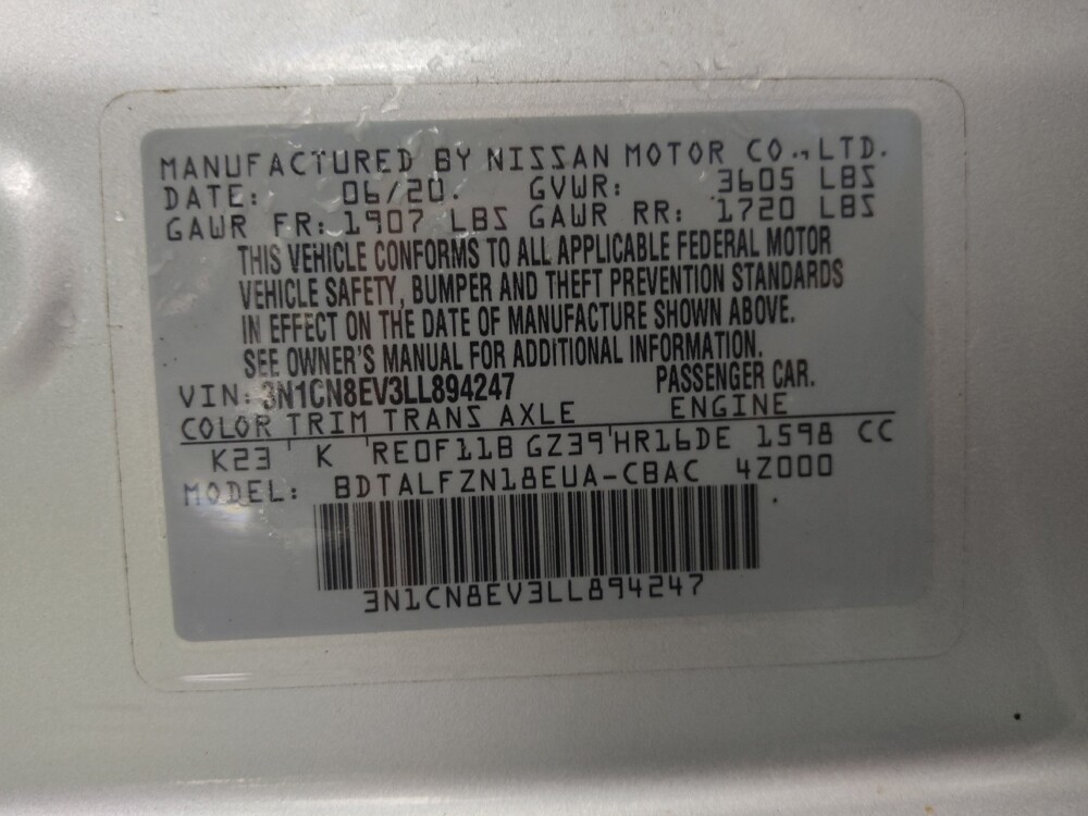 2020 Nissan Versa in Houston, TX 77060 - 18088331 33