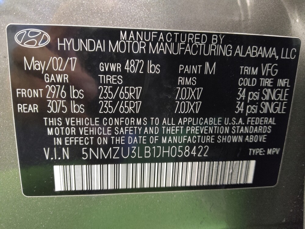 2018 Hyundai Santa Fe in Corpus Christi, TX 78412 - 18088340 33