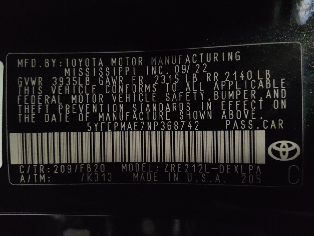 2022 Toyota Corolla in Gainesville, FL 32609 - 18088355 33