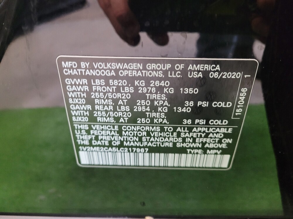 2020 Volkswagen Atlas in Fairfield, OH 45014 - 18088367 33