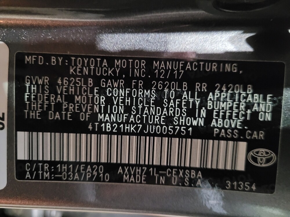 2018 Toyota Camry in Newport News, VA 23601 - 18088385 33