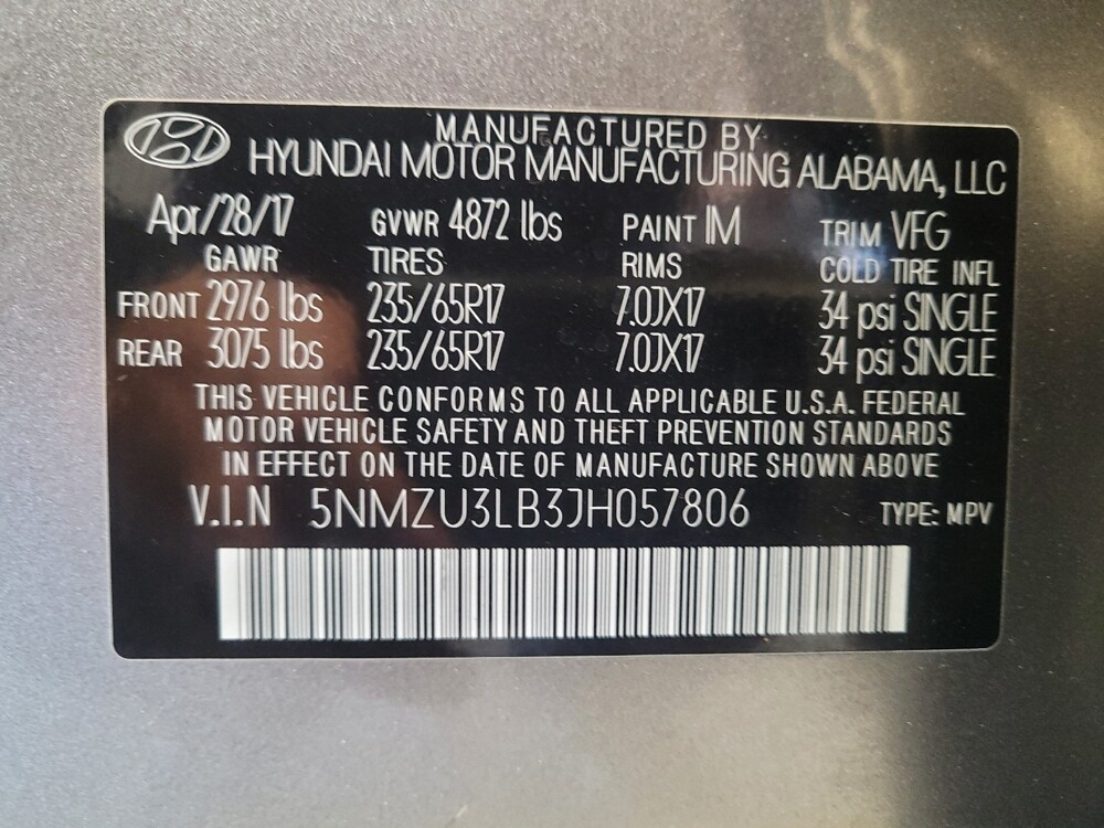 2018 Hyundai Santa Fe in Torrance, CA 90504 - 18088478 33