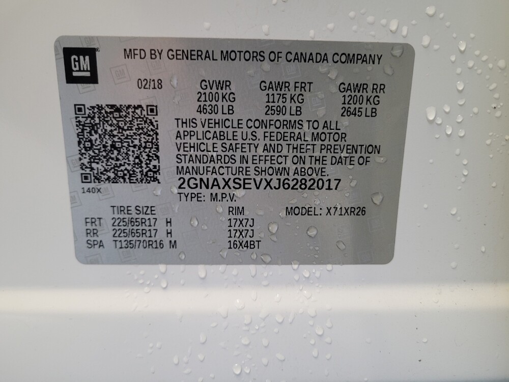 2018 Chevrolet Equinox in Downey, CA 90241 - 18088480 33