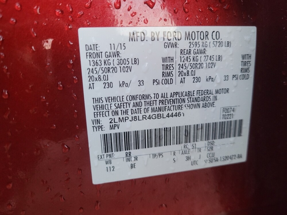 2016 Lincoln MKX in Duluth, GA 30096 - 18088486 33