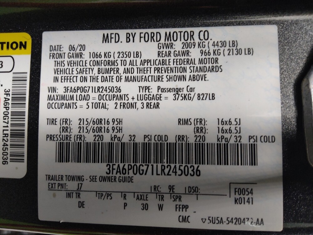 2020 Ford Fusion in Duluth, GA 30096 - 18088488 33