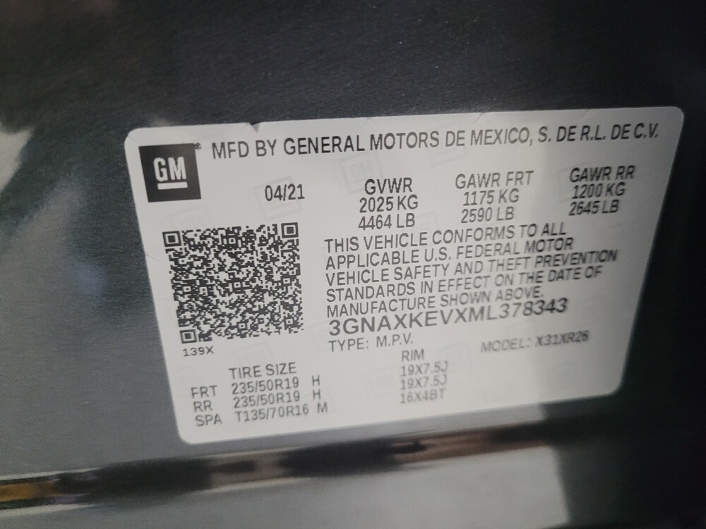 2021 Chevrolet Equinox in Jackson, MS 39211 - 18088491 33