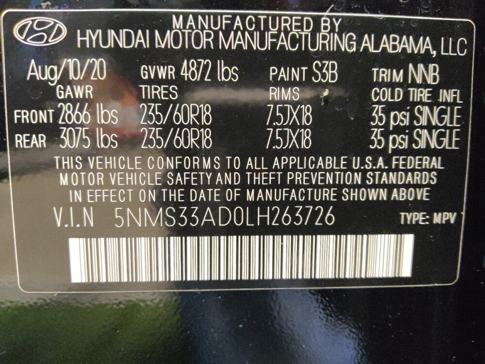 2020 Hyundai Santa Fe in Tucson, AZ 85705 - 18088511 33