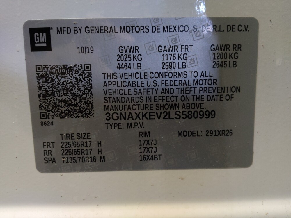 2020 Chevrolet Equinox in Glendale, AZ 85301 - 18088515 33