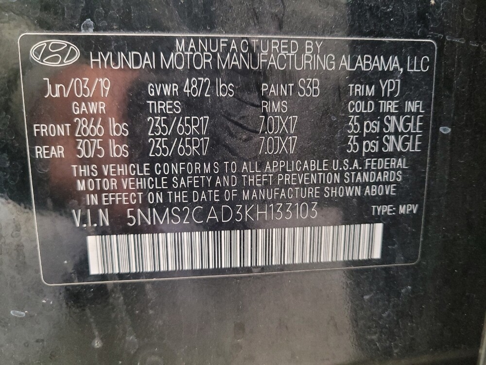 2019 Hyundai Santa Fe in Downey, CA 90241 - 18088516 33