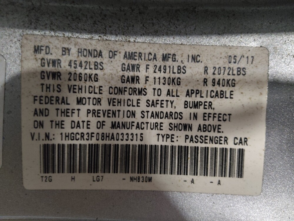 2017 Honda Accord in Savannah, GA 31419 - 18088538 33