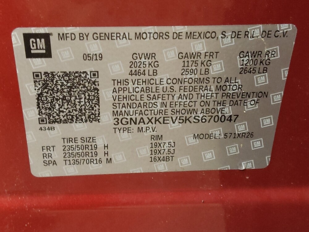 2019 Chevrolet Equinox in Wilmington, NC 28405 - 18088570 33