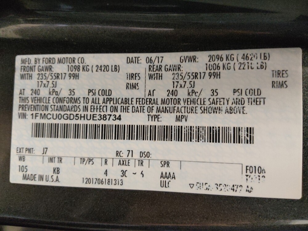 2017 Ford Escape in Houston, TX 77034 - 18088589 33