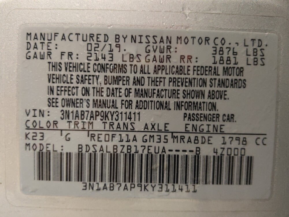 2019 Nissan Sentra in Houston, TX 77074 - 18088591 33