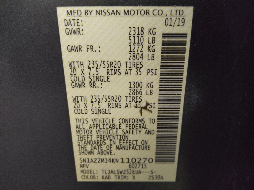 2019 Nissan Murano in Houston, TX 77060 - 18088596 33