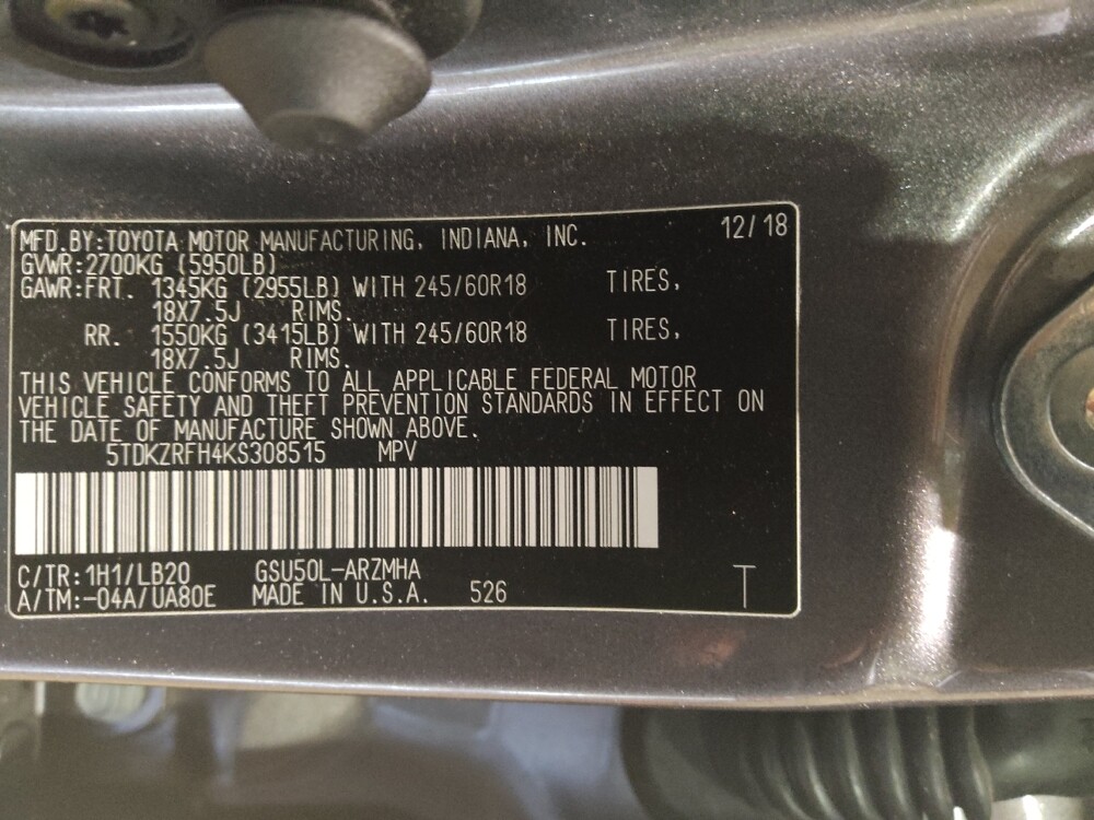 2019 Toyota Highlander in Williamstown, NJ 8094 - 18088614 33