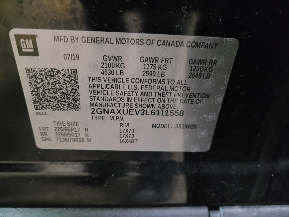 2020 Chevrolet Equinox in Williamstown, NJ 8094 - 18088624 33