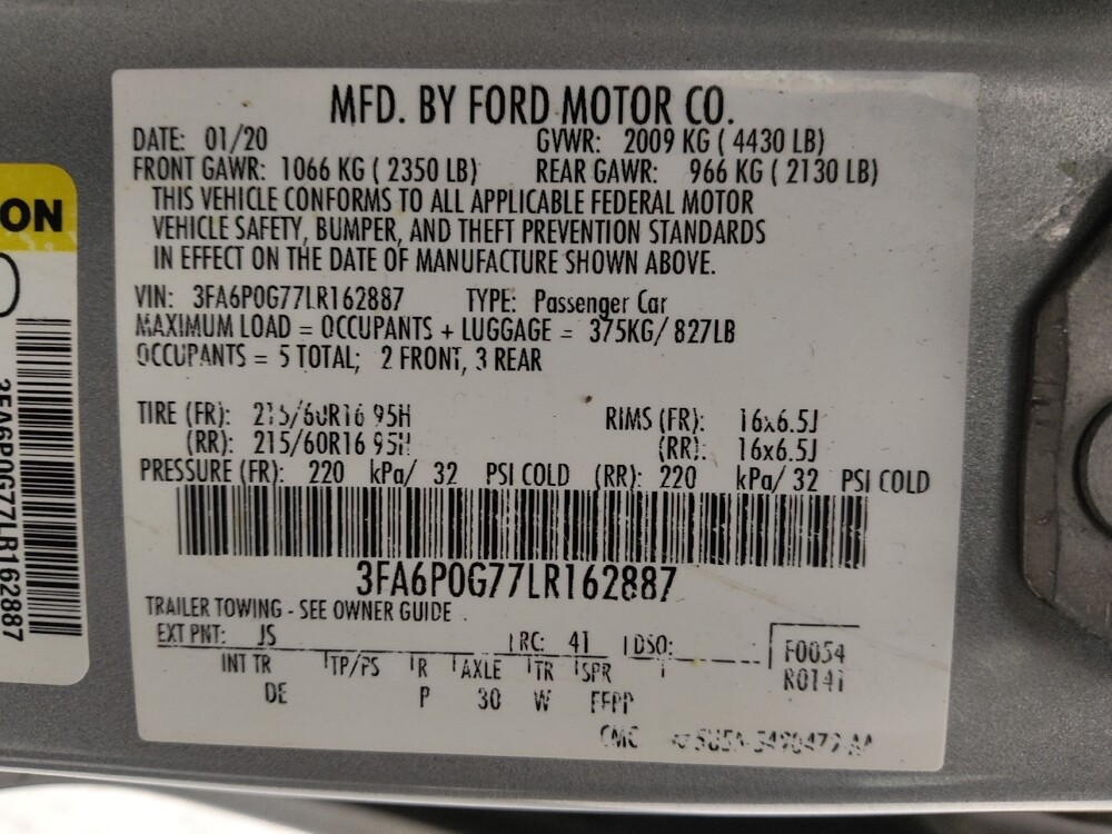 2020 Ford Fusion in St. Louis, MO 63125 - 18088629 33
