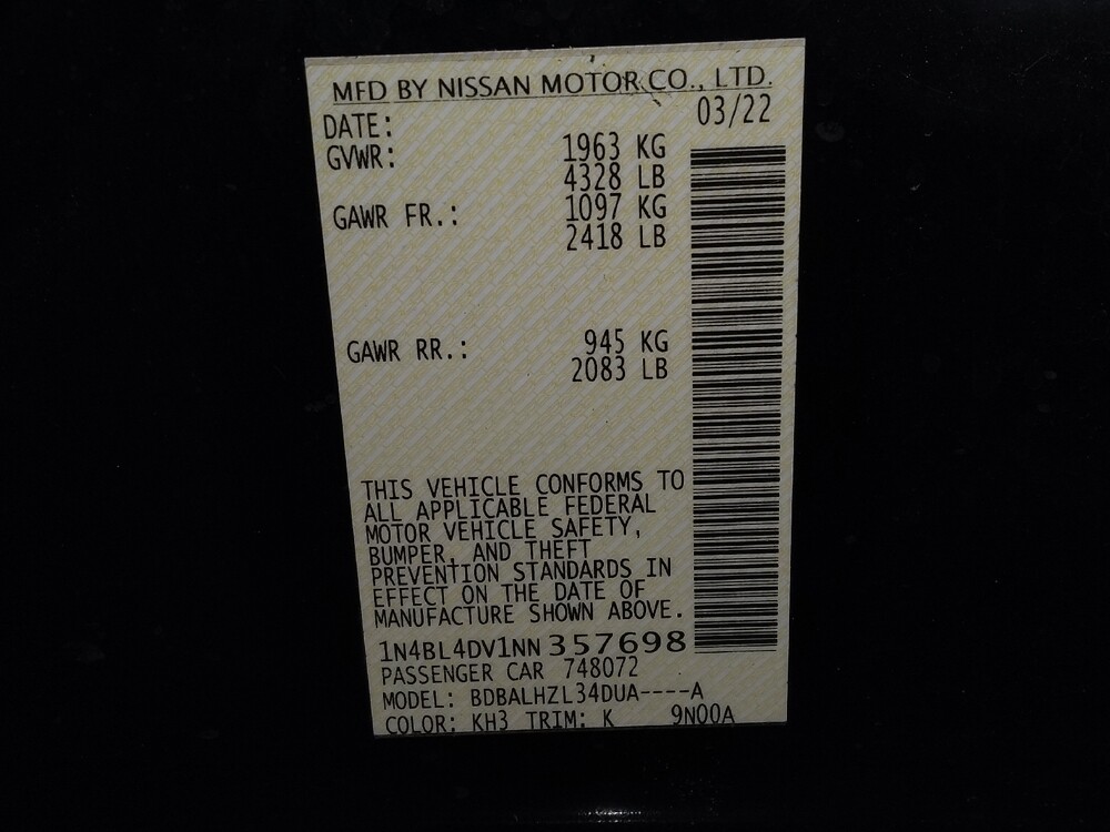 2022 Nissan Altima in Miami, FL 33157 - 18088638 33