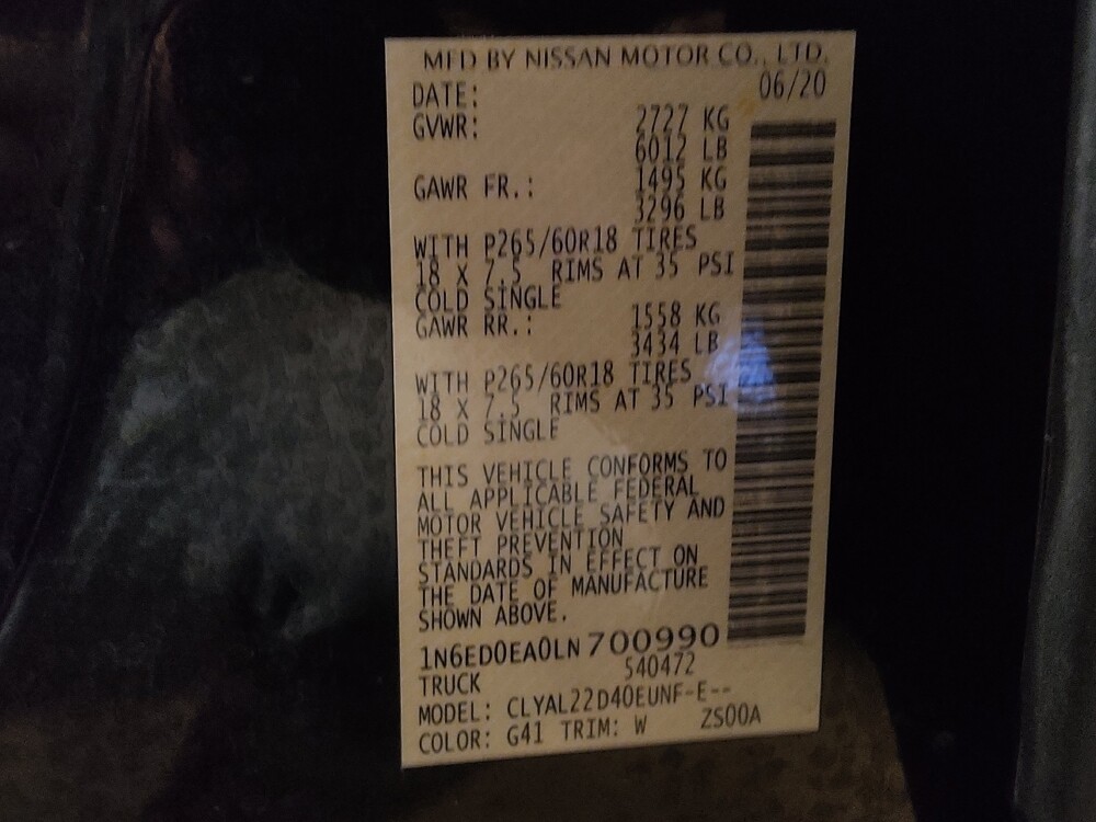 2020 Nissan Frontier in Gainesville, FL 32609 - 18088657 33