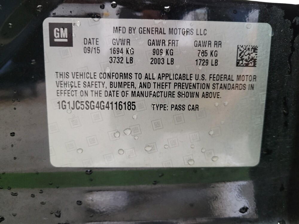 2016 Chevrolet Sonic in Louisville, KY 40258 - 18088688 33