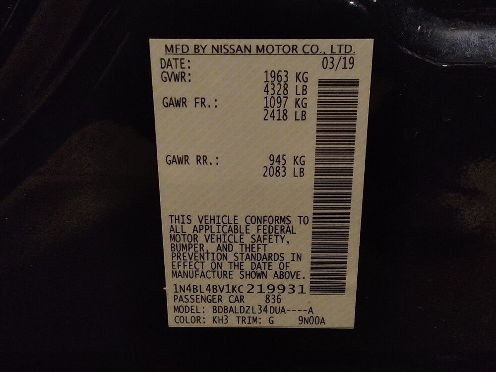 2019 Nissan Altima in Orlando, FL 32808 - 18088691 33