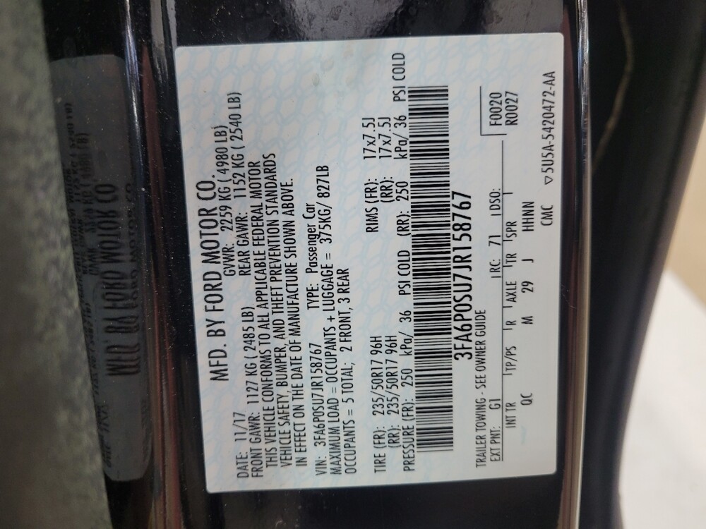 2018 Ford Fusion in Arlington, TX 76011 - 18088697 33