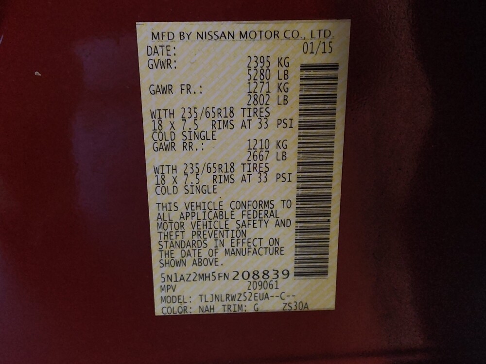 2015 Nissan Murano in Kissimmee, FL 34744 - 18088705 33